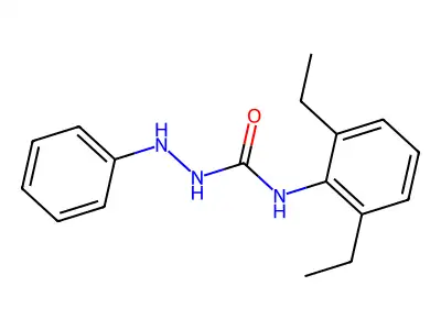 4-(2,6-Diethylphenyl)-1-phenylsemicarbazide structure