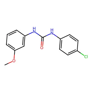 1-(4-Chlorophenyl)-3-(3-methoxyphenyl)urea structure