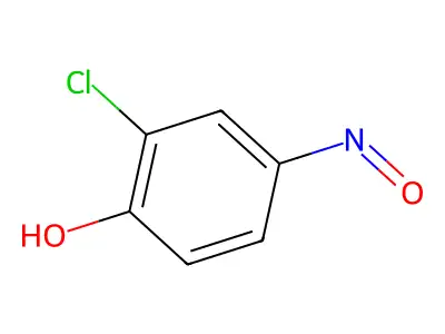 2-Chloro-4-nitrosophenol, moist structure