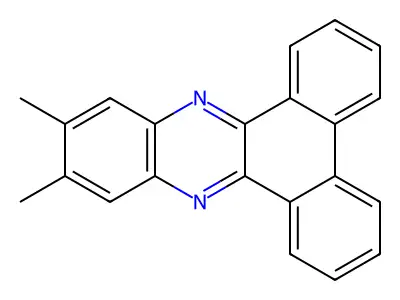 11,12-Dimethyldibenzo(A,C)phenazine structure