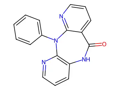 N11-Phenyl-5,11-dihydro-6H-dipyrido[3,2-b:2',3'-e][1,4]diazepin-6-one structure