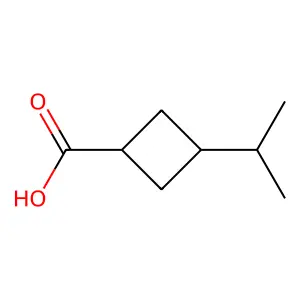 3-异丙基环丁烷甲酸 structure