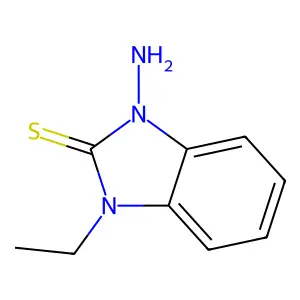 1-amino-3-ethyl-1,3-dihydro-2H-benzimidazole-2-thione structure