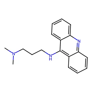 9-(3'-Dimethylaminopropylamino)acridine structure