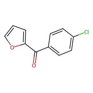 (4-Chlorophenyl)(2-furyl)methanone structure