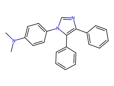 4-(4,5-Diphenyl-1H-imidazol-1-yl)-N,N-dimethylbenzenamine structure