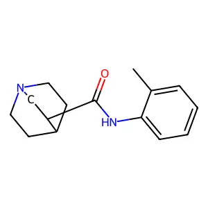 2'-Methyl-3-quinuclidinylanilide structure