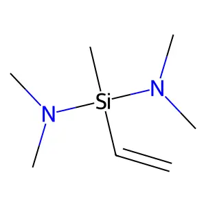 Bis(dimethylamino)methylvinylsilane structure