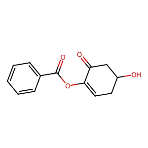 3,2-O-benzoyl-5-hydroxycyclohexanone structure