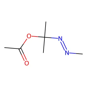 2-(Methyldiazenyl)propan-2-yl acetate structure