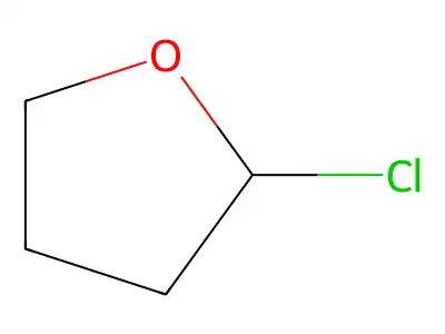 Furan, 2-chlorotetrahydro- structure
