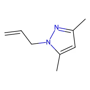 1-Allyl-3,5-dimethylpyrazole structure