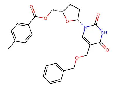 2',3'-Dideoxyuridine deriv. structure