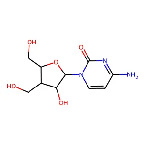 Cytidine, 3'-deoxy-3'-(hydroxymethyl)- structure