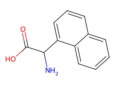 2-Amino-2-(naphthalen-1-yl)acetic acid structure