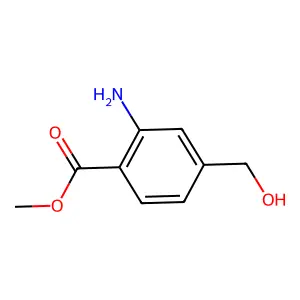 Methyl 2-amino-4-(hydroxymethyl)benzoate structure