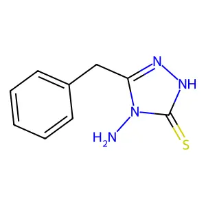 4-amino-5-benzyl-4H-1,2,4-triazole-3-thiol structure