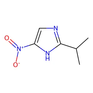 2-isopropyl-4-nitro-1H-imidazole structure
