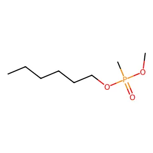 Hexyl methyl methylphosphonate structure