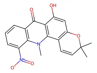 11-Nitronoracronycin structure