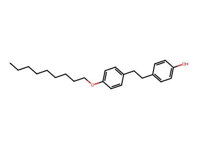 4-[4-(Nonyloxy)phenethyl]benzenol structure