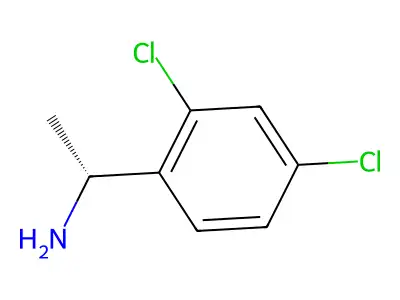 (alphaR)-2,4-Dichloro-alpha-methylbenzenemethanamine structure