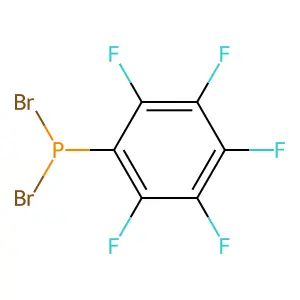 Dibromo(pentafluorophenyl)phosphine structure