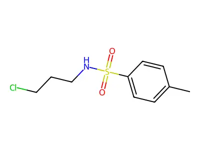 N-(3-chloropropyl)-4-methylbenzenesulfonamide structure