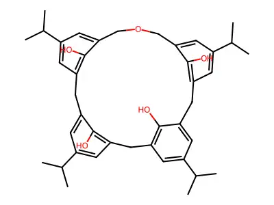 p-Isopropyldihomooxacalix[4]arene structure