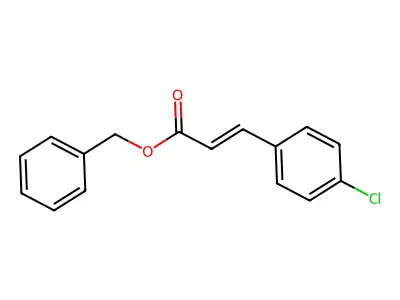 Benzyl 3-(4-chlorophenyl)prop-2-enoate structure