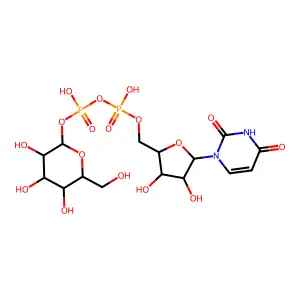 尿苷二磷酸葡萄糖 structure