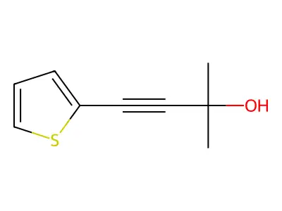 2-Methyl-4-(thiophen-2-yl)but-3-yn-2-ol structure