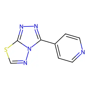 3-Pyridin-4-yl-[1,2,4]triazolo[3,4-b][1,3,4]thiadiazole structure
