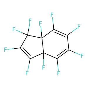 Indene, decafluoro-3a,7a-dihydro- structure