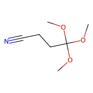 4,4,4-三甲氧基丁腈 structure