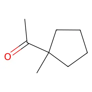Ethanone, 1-(1-methylcyclopentyl)- structure