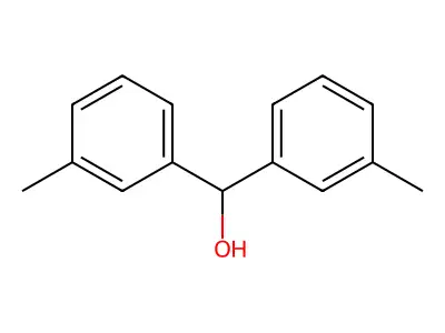 Bis(3-methylphenyl)methanol structure