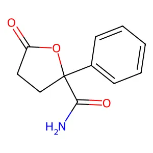 5-氧代-2-苯基四氢呋喃-2-甲亚胺酸 structure