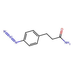 4-叠氮苯基丙酰胺 structure