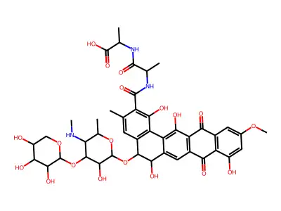 L-Alanyl pradimicin A structure