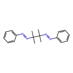 2,3-Dimethyl-2,3-bis((E)phenylazo)butane structure