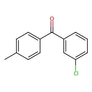 Benzophenone, 3-chloro-4'-methyl- structure