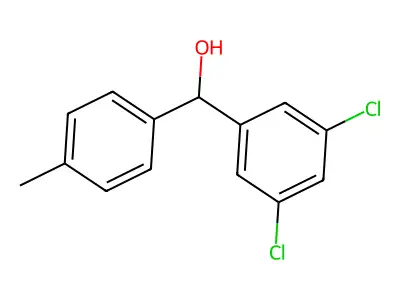 3,5-Dichloro-4'-methylbenzhydrol structure