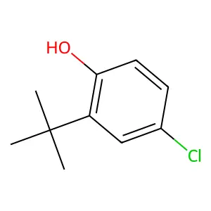 2-(tert-Butyl)-4-chlorophenol structure