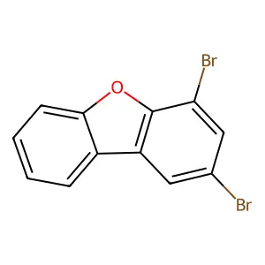 2,4-Dibromo-dibenzofuran structure