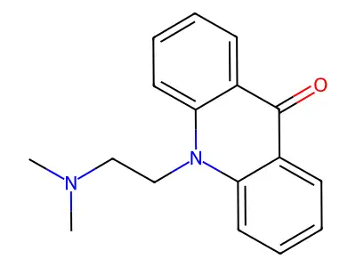 9(10H)-Acridinone, 10-(2-(dimethylamino)ethyl)- structure