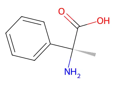 (2S)-2-amino-2-phenylpropanoic acid structure