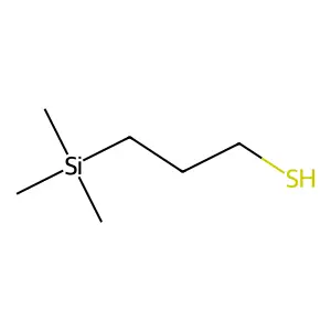 1-Propanethiol, 3-trimethylsilyl- structure