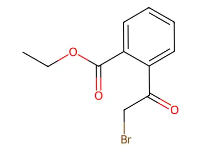 Ethyl 2-(2-bromoacetyl)benzoate structure