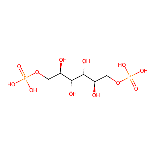 Mannitol-1,6-bis-phosphate structure